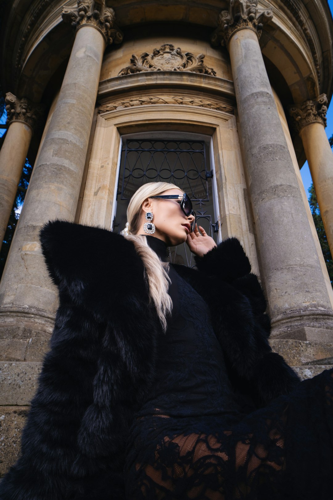 Models walking on fashion runway